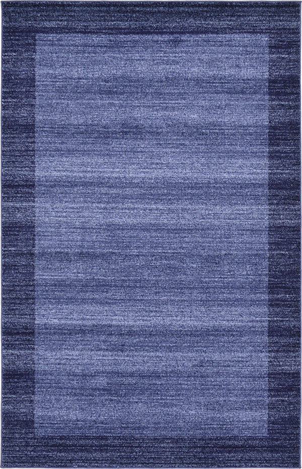 Unique Loom Abigail Del Mar Area Rug - 5' x 8' Navy Blue