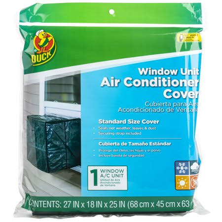 Duck Brand Window Unit Air Conditioner Cover Standard Size 27" x 18" x 25"