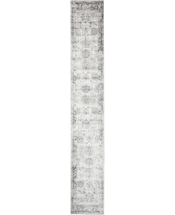 Unique Loom Casino Sofia Gray 2' x 13' Runner Rug