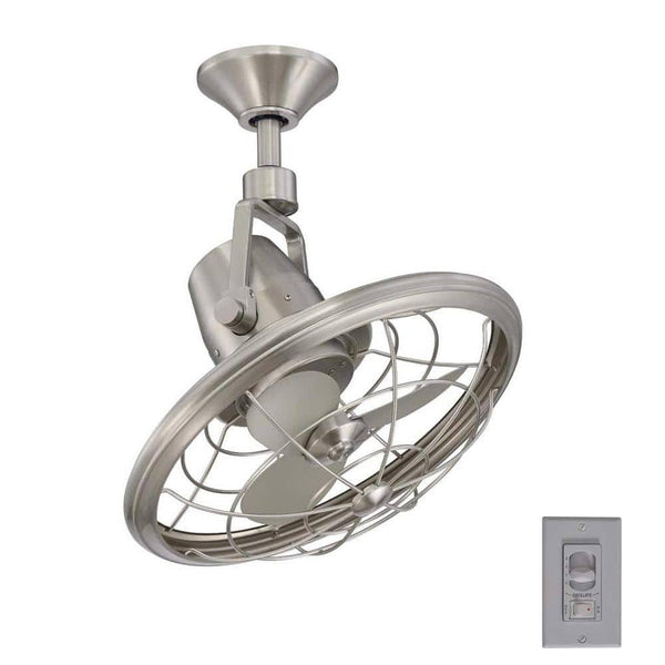 Home Decorators Collection AL14-BN Bentley II 18 Oscillating Ceiling Fan - Brushed Nickel